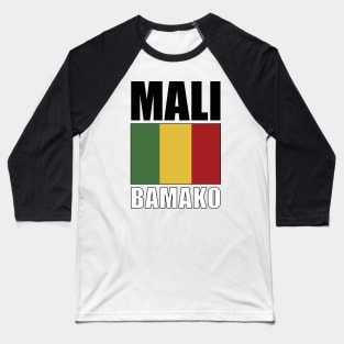 Flag of Mali Baseball T-Shirt